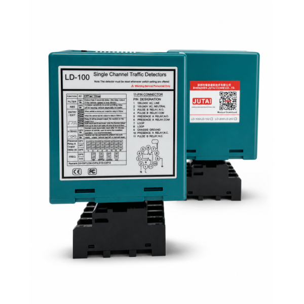 Single Loop Vehicle Detector with Entry Pulse Exit Pulse and Presence Output for Access Control