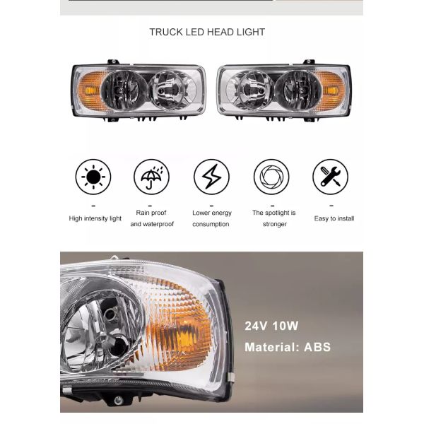 Тележка 12V/24V DAF разделяет 1699301/1699300 фар приведенных тележки