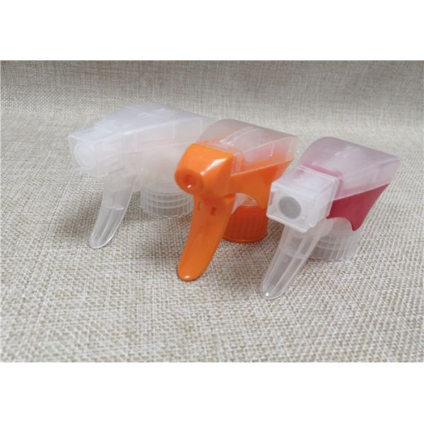 Transparent PP Plastic Spray Bottle Head 28 / 410 Size 316SS Spring