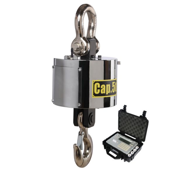 Digital Crane Weighing Scales , Wireless Weighing Hook Scale 5-50 Ton Stable