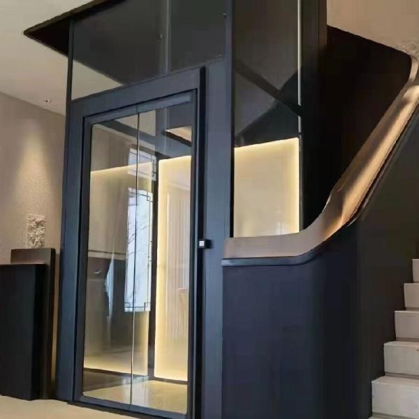 MRL Hydraulic Elevator – 5 Stops with Automatic Doors & 4.7kW Motor