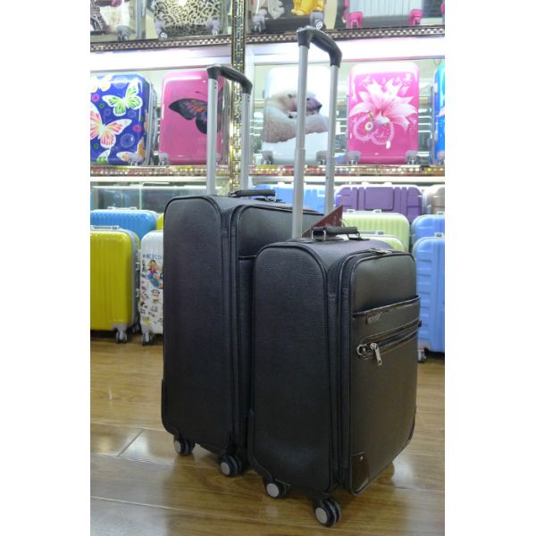 cheap fabric soft sided 20''+24'' two piece trolley luggage set,suitcases from Baigou