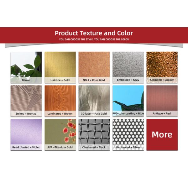 SS 201 304L Цветовые декоративные панели Без отпечатков пальцев Лист из нержавеющей стали