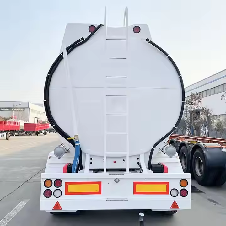 CIMC 3 ejes Acero de carbono 40KL 36cbms Pavimento Petróleo Asfalto Bitumen Aceite de palma Tanque de combustible