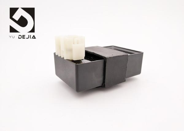 White Round Plug Motorcycle Cdi Unit , 6 Pin Cdi Ignition Box For Loncin Zongshen CB200