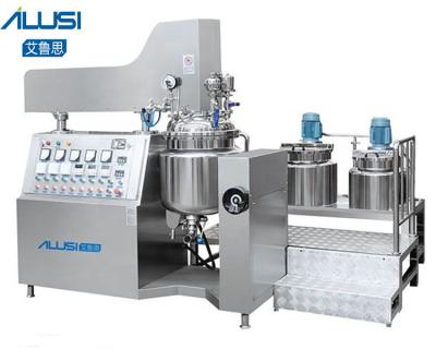 Vacuum Emulsifying Homogenizer Mixer Machine Lift Type Viscosity Cream Paste Lotion