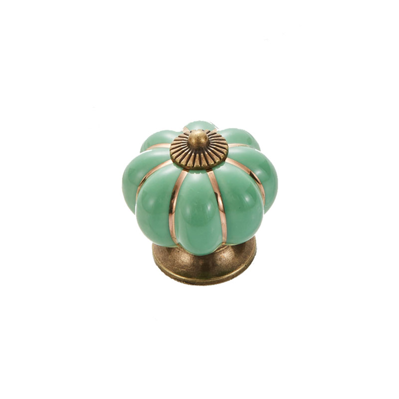 Ceramic Knob Vintage Zinc Cartoon Drawer Cabinet Coloured Door Handle