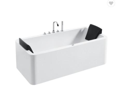 Banheiras compactas de cromoterapia Massagem Whirlpool Acrílico de borda fina