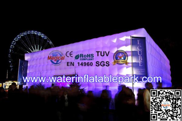 Waterproof Giant Inflatable Lighting Tent For Exhibition Show And Event