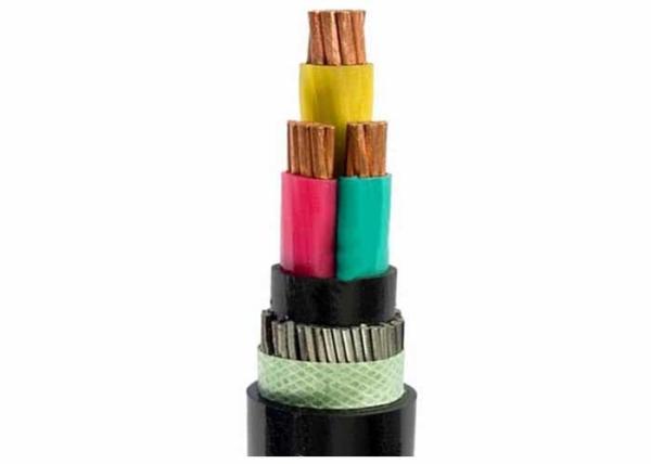Cabo blindado da corrente elétrica do PVC 0.6-1KV 3x150SQMM com o Temp do condutor de 90 graus