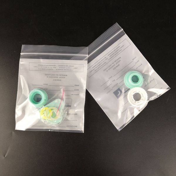 Poly zip-lock imperméable de médecine de sachet en plastique de LDPE pour la distribution de pilule