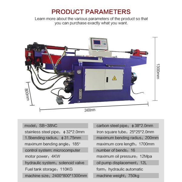 Pipe Bender Jiangsu Pipe Bender Hydraulic Easy to Operate Pipe Bender Machine Para Tubos Rectangulares