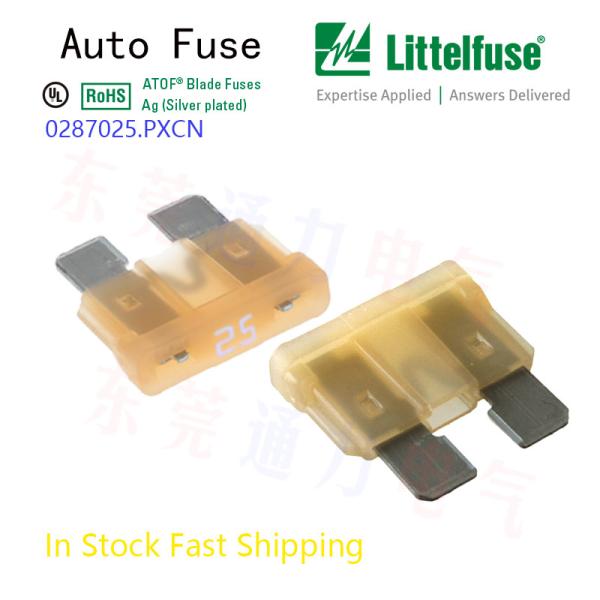 Littelfuse 2A Pink Blade Car Fuse 32V dc  Mfr Part No 0287004.PXCN