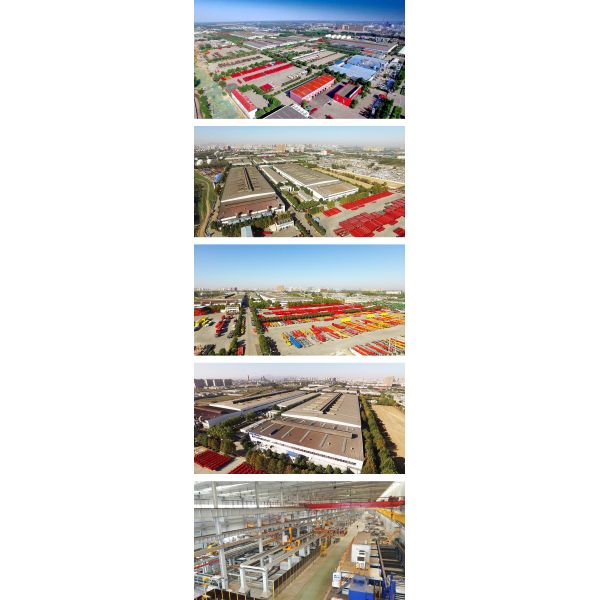 Transport coal cargo High Side Wall CIMC HUAJUN Cargo Trailer for Livestock Transport