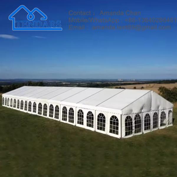 Outdoor Party Large Wedding Church Festival Tent  With Clear PVC Window