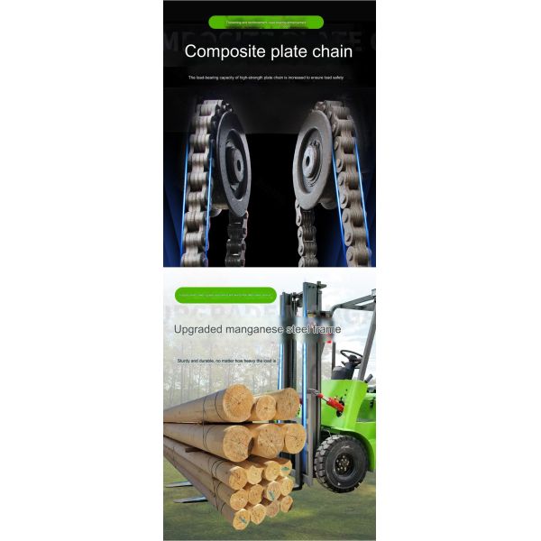 Battery Forklift Truck 2 Ton Smooth Lifting Up To 6m Triplex Mast For Effortless Handling