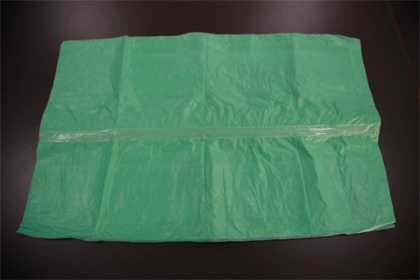 Infection Control Water Soluble Laundry Bags , Green Red Bags For Soiled Laundry
