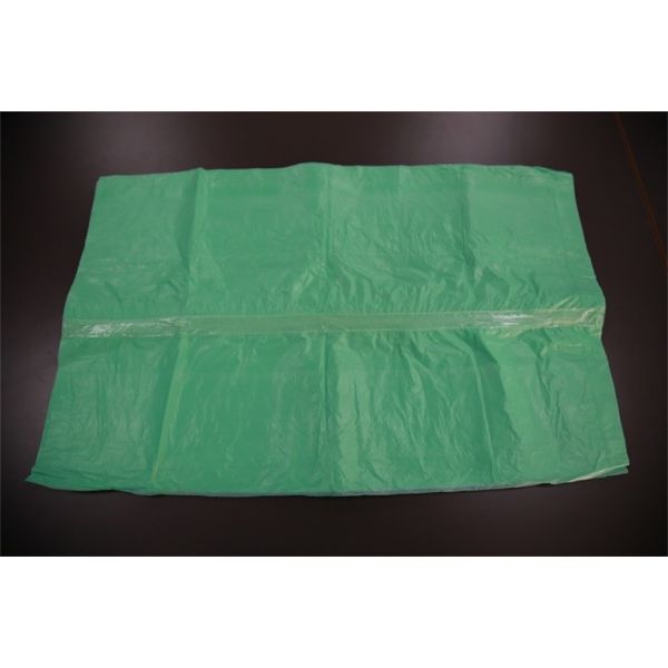 Infection Control Water Soluble Laundry Bags , Green Red Bags For Soiled Laundry
