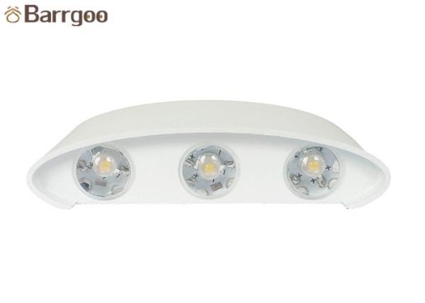 Up And Down Dual Head LED Outdoor Wall Lights 6 Watt IP65 Waterproof