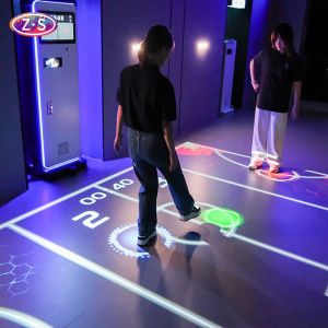 Sistema de juego de proyección interactiva para suelo móvil de alta resolución 1200P de claridad