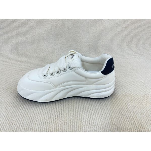 Casual Women Fashion Sneakers Soft Rubber Bottom White Fashion Sneakers