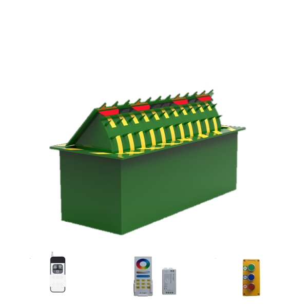 Length 3 to 6 meters Hydraulic Road Blocker Featuring 500mm Lift Height and Blade Dimension 30 by 90mm Ideal for Security