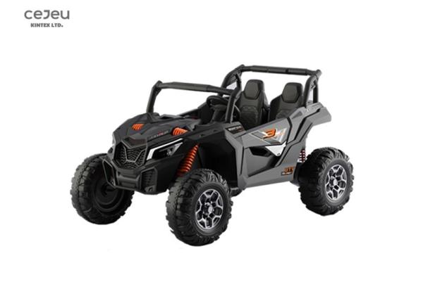 Realistic Off-Road UTV, 12V Electric Kids Ride-On Car, Two Seater Ride on Truck.