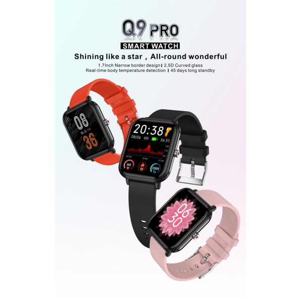 1.7 Inch TFT IP68 High Definition Smart watch Full Screen Touch