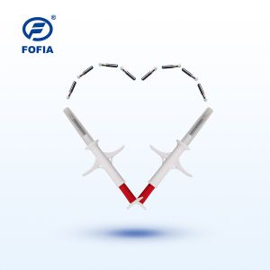 Бирка микросхемы обломока FDX-B ID поголовья животная с 6 мешком штрихкода простерилизованным стикерами