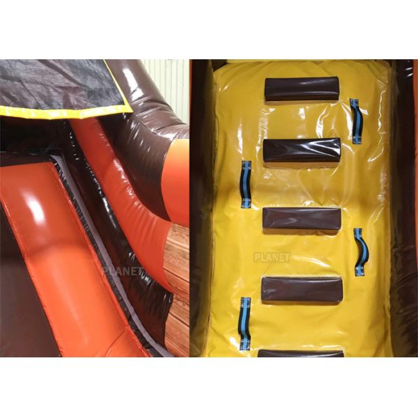 игра детей водных горок пиратского корабля брезента PVC 0.5mm раздувная