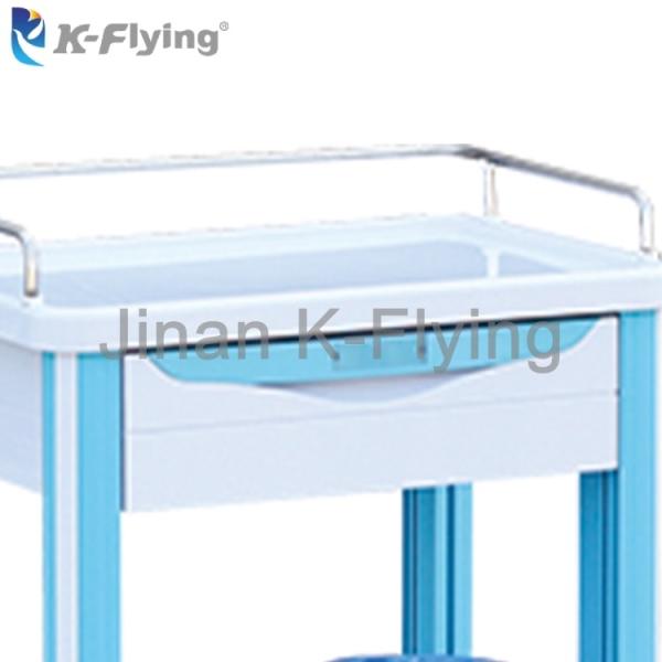 Multifunction ABS Hospital Furniture Treatment Medical Trolley Cart