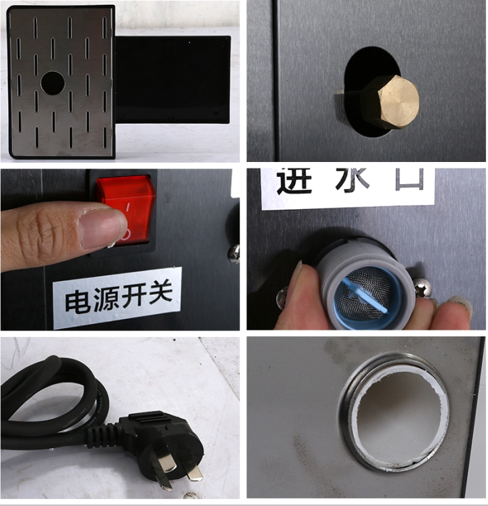 Нагреватель воды нержавеющей стали стиля шагать распределителя воды немедленный для свежей воды