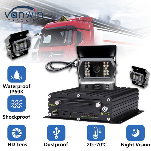 IP69 AHD 170° ワイドアングルカーカメラ 車両 セキュリティ 携帯電話ビデオソリューションのためのCCTVカメラ