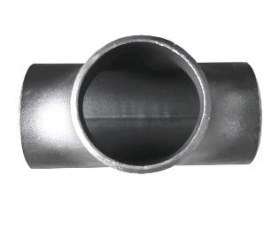 Black Painting Galvanized Carbon Steel Pipe Tee DN15-DN1200