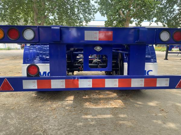 CIMC Promotional China 3 Axle Low Bed Cargo Transporter Flatbed Semi Trailer