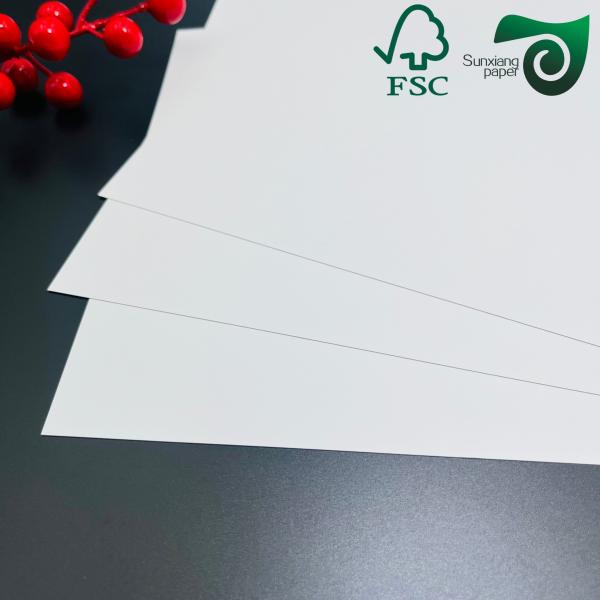 295gsm 325gsm SBS Paper Board C1S Ivory Board  Ideal For Greeting Card Crafting FSC