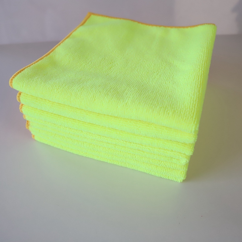 300gsm 40x40cm Auto Detailing Microfiber Towels Warp Knit For Car Care Polishing Drying