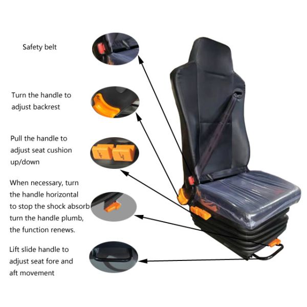 Сиденье с воздушной подвеской Сиденье водителя школьного автобуса