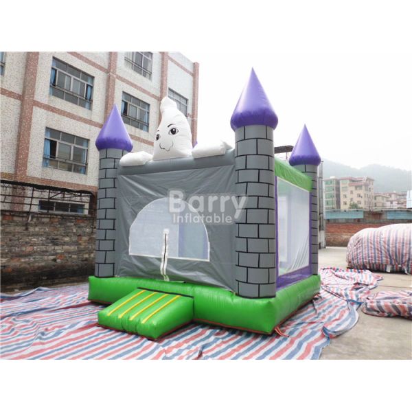 Пожаробезопасные замки ПВК хеллоуина 0.55мм раздувные скача для фестиваля