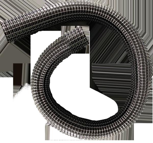 75mm Fume Extractor Accessories Black Welding Fume Extraction Hose