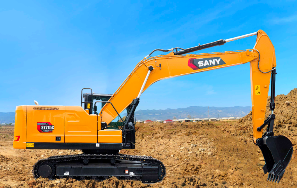 SY215 Distribuidor de sistema hidráulico Tubo de brazo medio fabricado en planta de fabricación