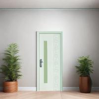Puertas de vidrio WPC elegantes e impermeables para interiores modernos y duraderos