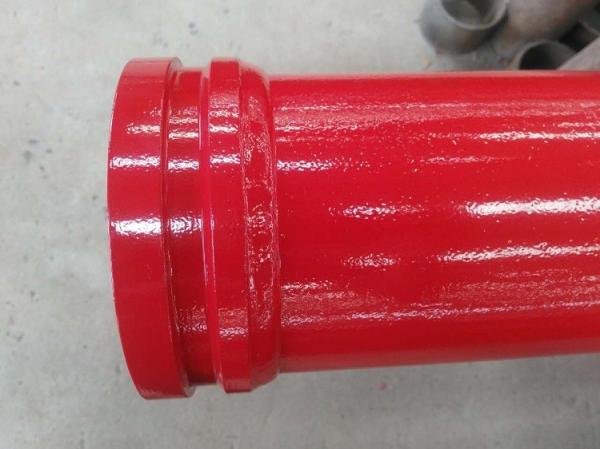 ST52 8mm Concrete Pump Spare Parts Seamless Hydraulic Pipe 16Mn electrostatic spraying