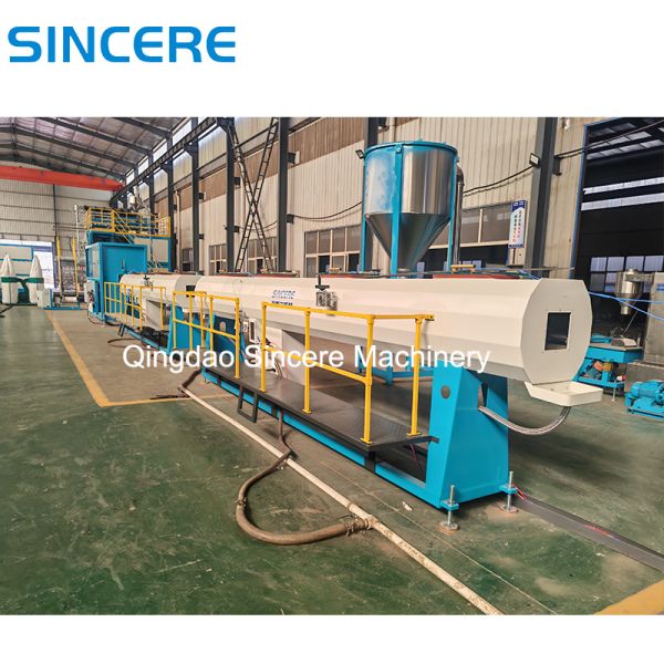 HDPE/PE/PP Plastic Double Hollow Wall Spiral Winding Culvert Pipe Extruder Extrusion Line Manufacturing Machinery