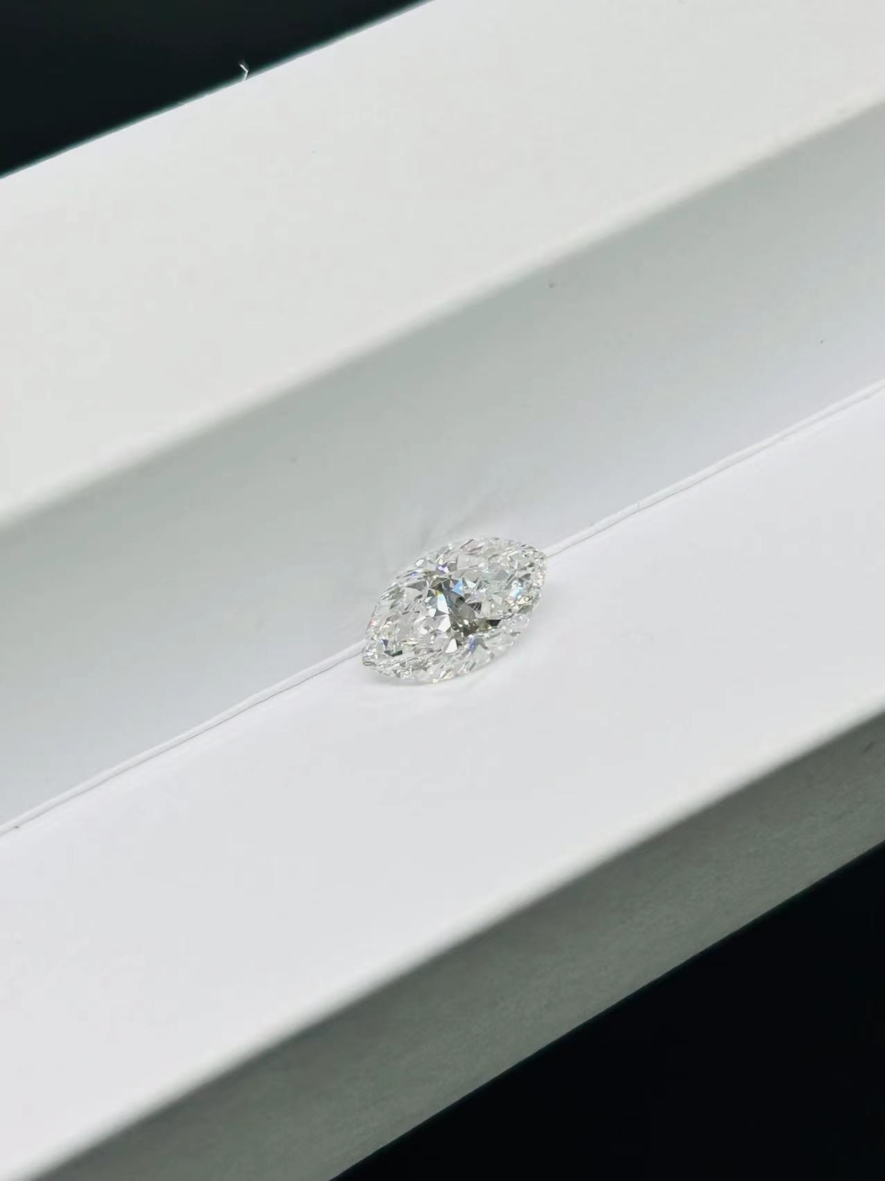 4.6ct Бесцветная маркиза СВД Лабораторно выращенные бриллианты F E Цветовая степень VS1 VVS2 Прозрачность