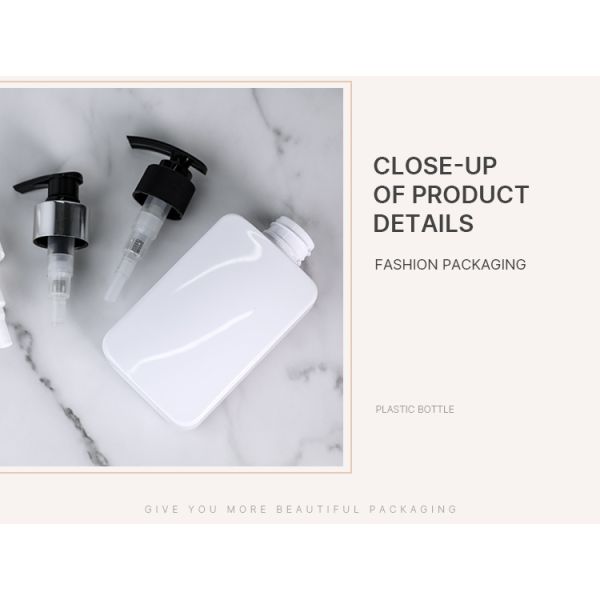 bouteille rectangulaire de l'ANIMAL FAMILIER 200ml avec la couleur adaptée aux besoins du client par pompe de lotion