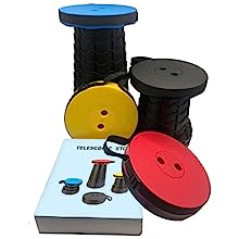 Retractable Folding Stool, Collapsible Telescoping Foldable Stool For Adults For Outdoor Fishing Hiking Gardenin