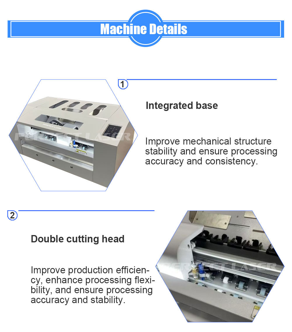 Desktop Fully Automatic Servo Double-head Special-shaped Label Die Cutting Sticker Machine