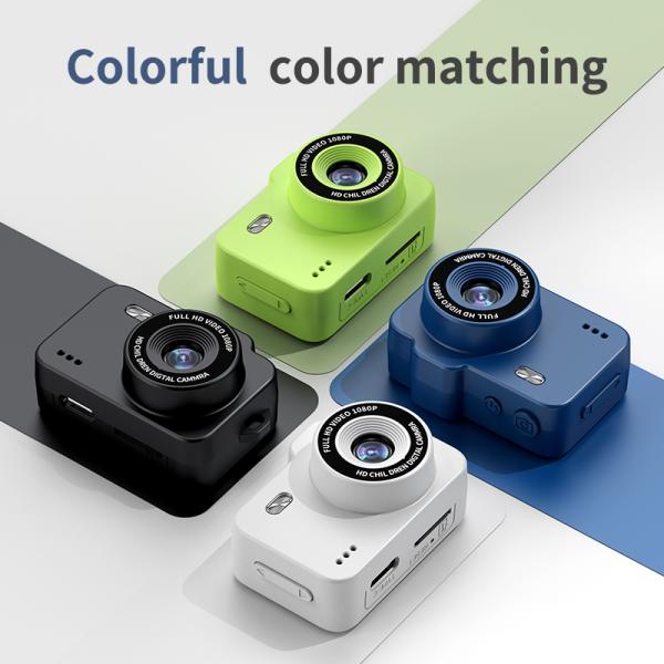 Caméra mini porte-clés avec écran HD 1080P Portable Retro Kids Cam Ultra Compact Enregistreur vidéo DV de poche