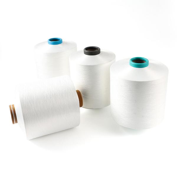 Monofilament Sewing 100 Spun Polyester Yarn Anti Bacterial Elastic Cotton Weft 203 20S/3